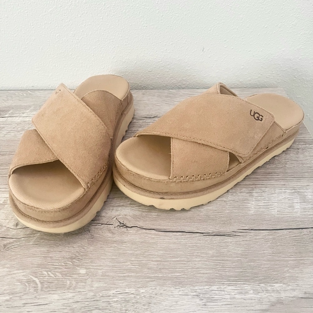 UGG Cross Slide Sandals